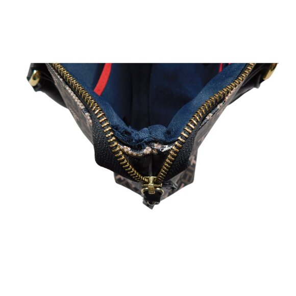 Tommy Hilfiger Monogram Satchel Tote Bag – Brown/Black - Picture 9 of 13